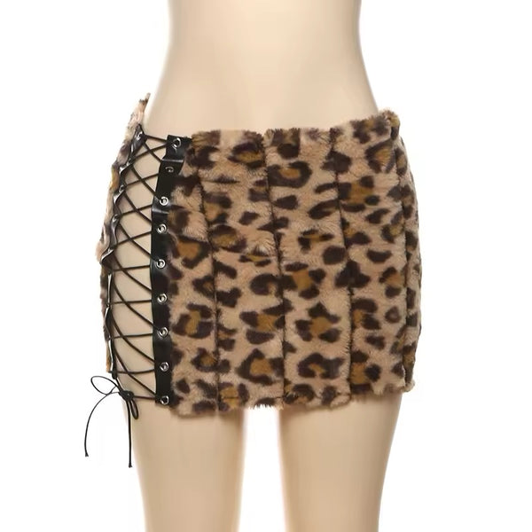 Georgia Girl Leopard Print Skirt